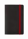 Notebook Oxford Black n´Red Business Journal Soft cover A6 ruled black