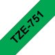 Tape Brother P-Touch TZe751 24mm black on green