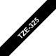 Tape Brother P-Touch TZe325 9mm white on black