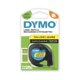 Tape DYMO LetraTag plastic 12mm black on yellow