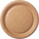 Plate Bio 22cm brown cardboard