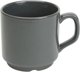 Coffe mug porcelain 24cl Palma grey